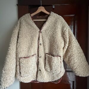 Amente Wool / Quilted reversible coat
